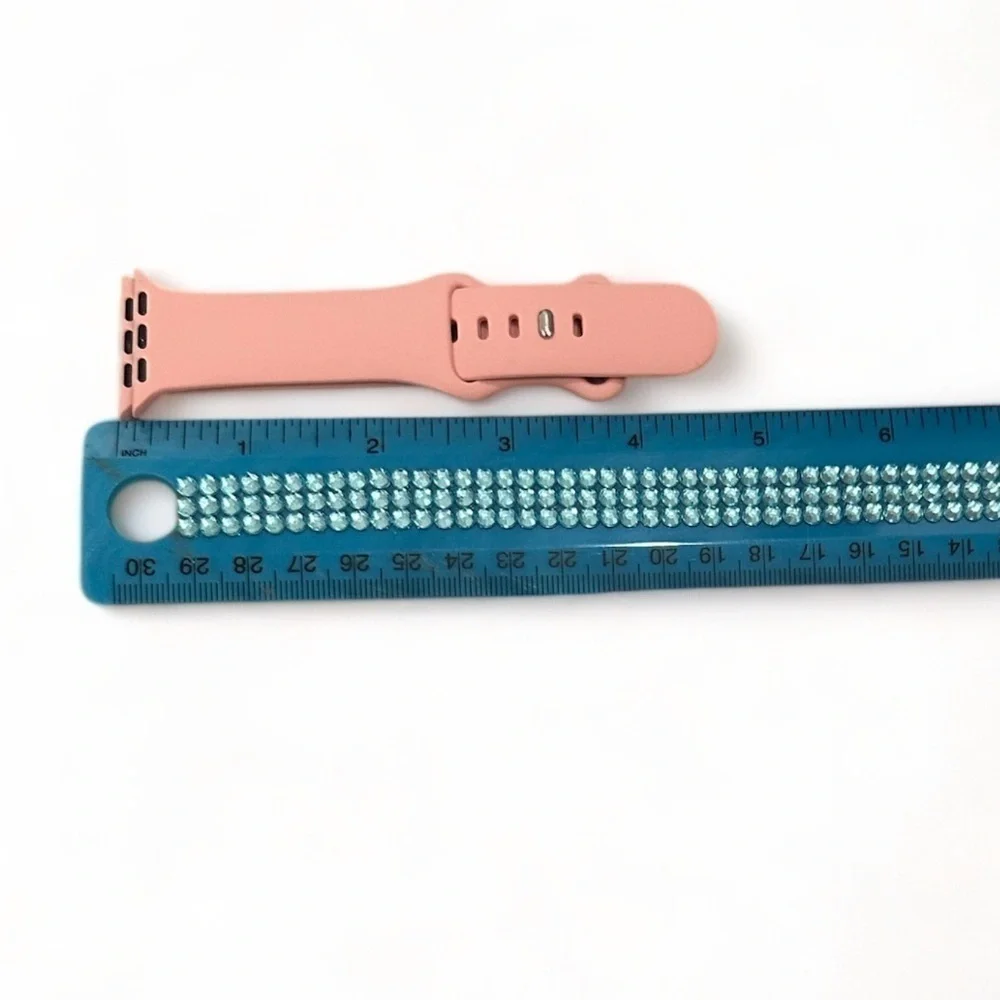 NWOT Dusty Pink Silicone Apple Watch Band 38-40mm